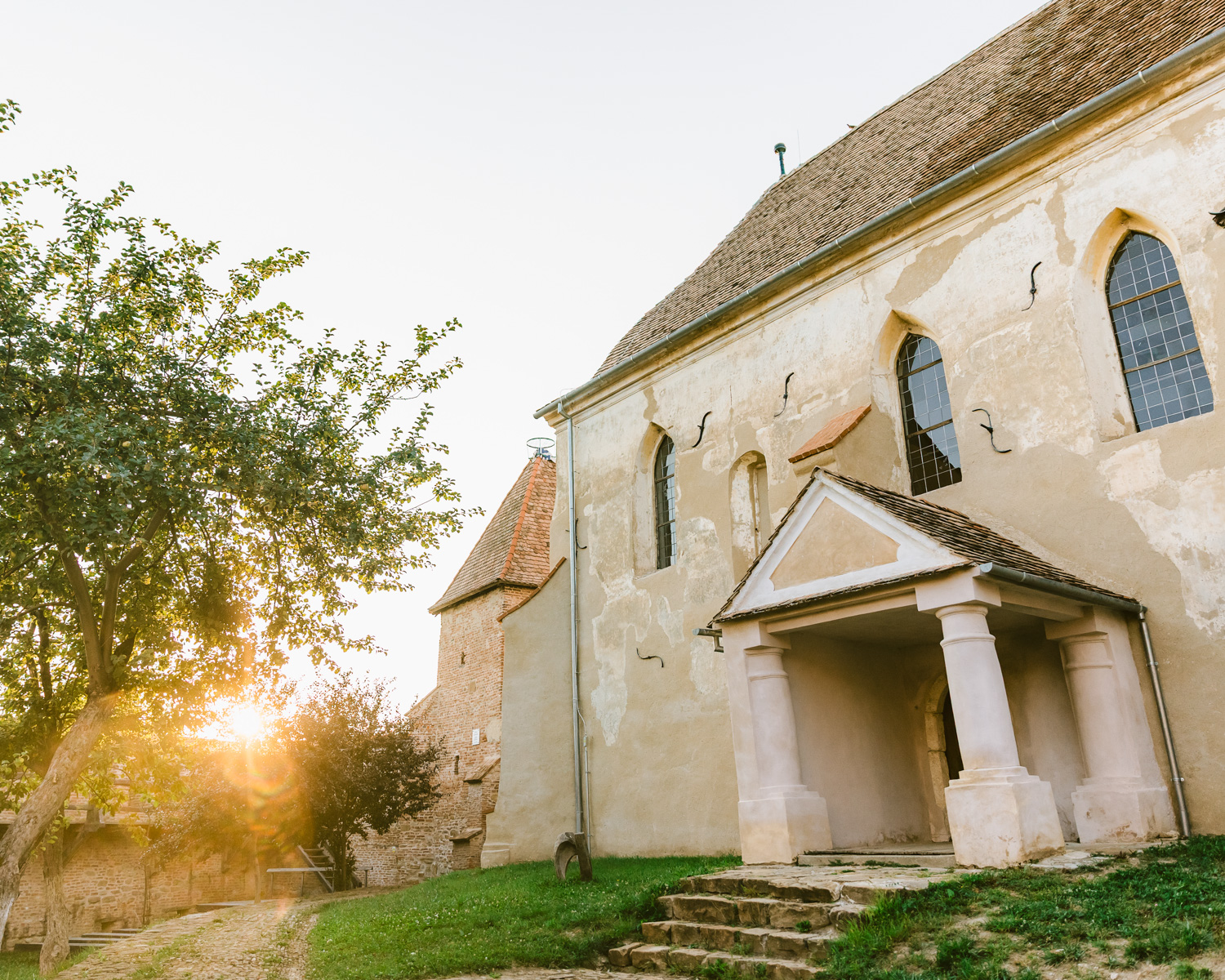 Fortified church in Alma Vii, Transylvania