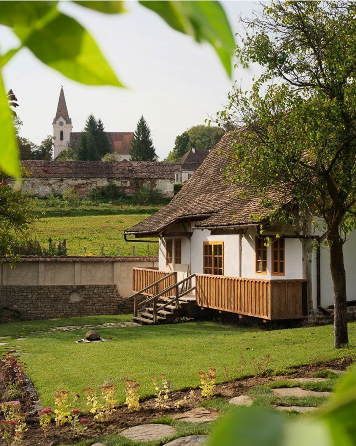 Historic estate buildings in Criș, Transylvania