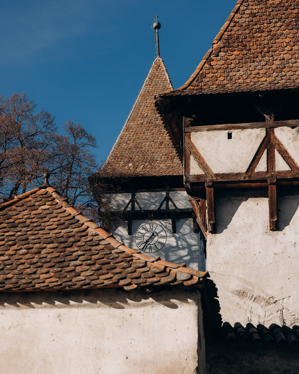 Historic Saxon architecture at Cincșor Guesthouses