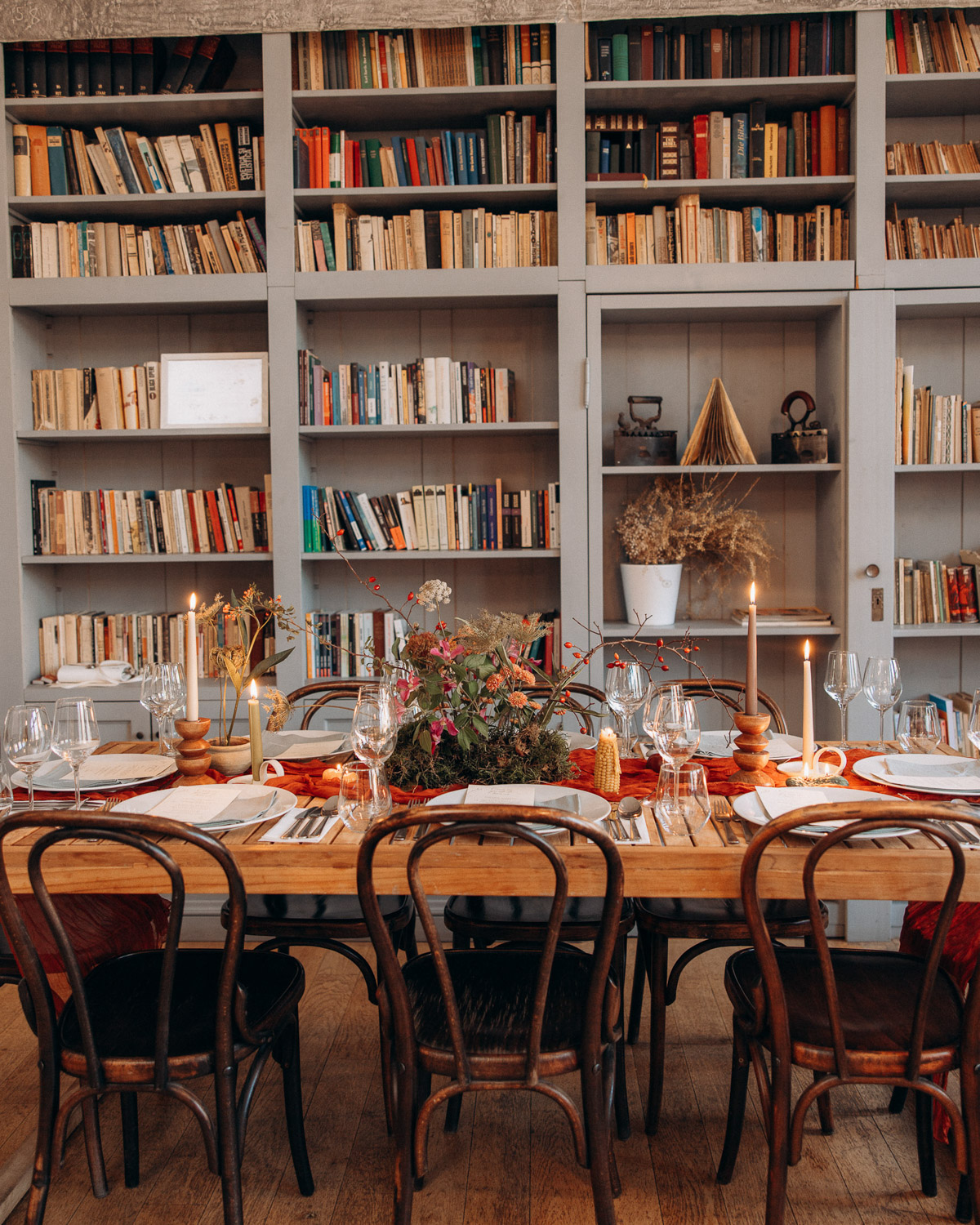 Library and dining room in Cincsor, Transylvania