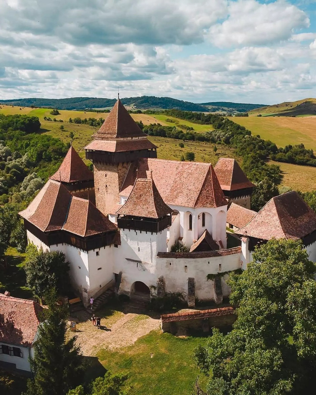 Viscri fortified church in Transylvania
