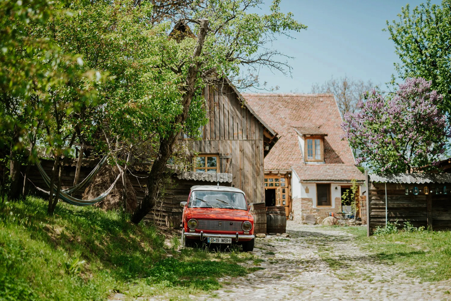 Traditional Saxon house in Viscri, Transylvania